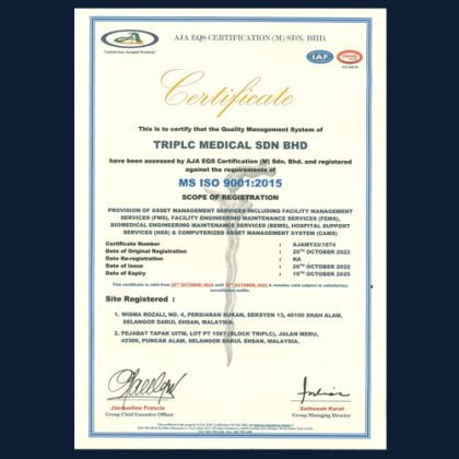 IMS Certificate-1 IMS Certificate-1